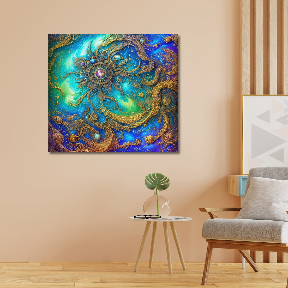 Abstract Painting: A Symphony of Color and Form