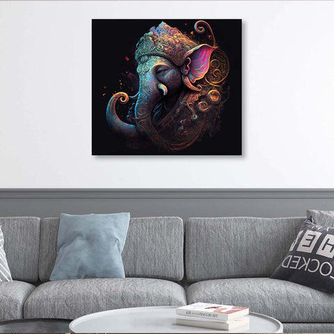 Find Hope and Inspiration in Ganesha Canvas Artwork