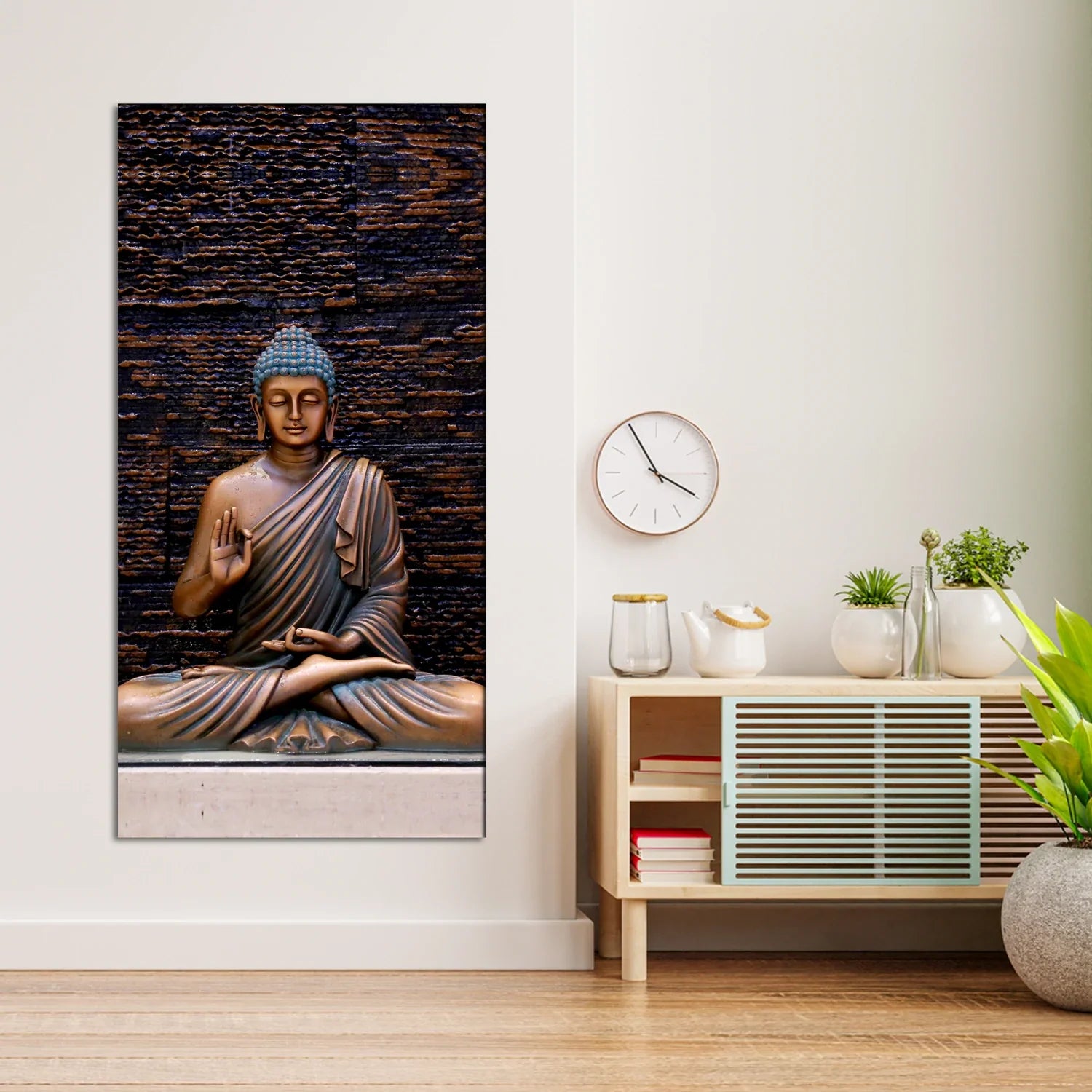 Meditating Buddha Canvas Wall Painting