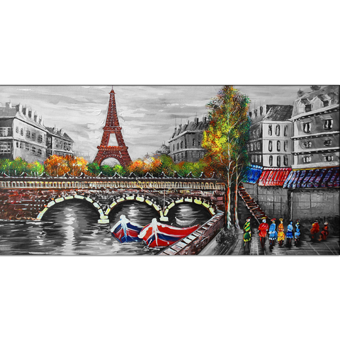 Eiffel Tower city view Canvas Print Wall Painting