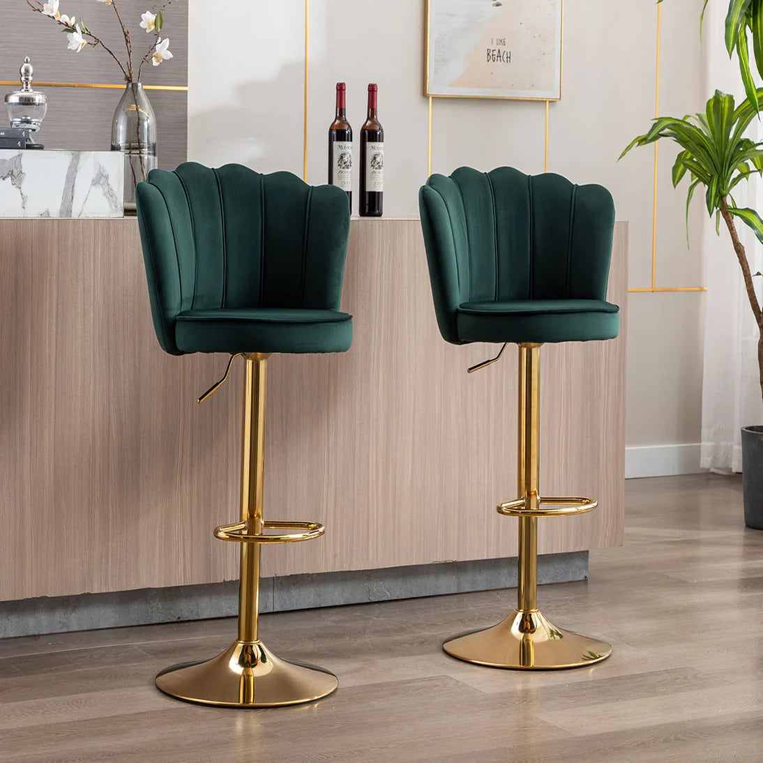 Black Color Nolen Bar Stool