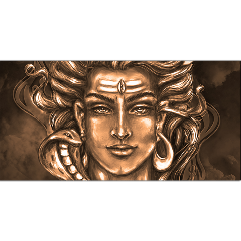 Shiva digital painting Canvas Wall Painting