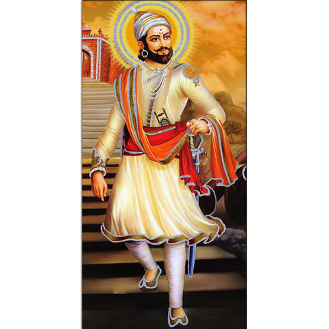 Chhartrapati Shivaji Maharaj Canvas Print Wall Painting