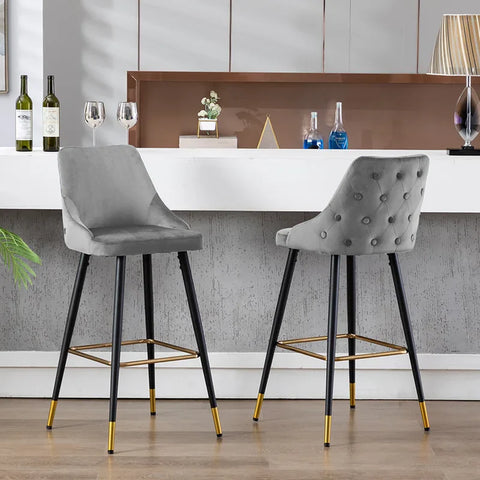 Grey Color Davan Bar Stool