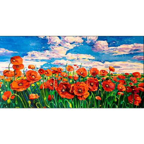 Red Flower Canvas Print Wall Painting