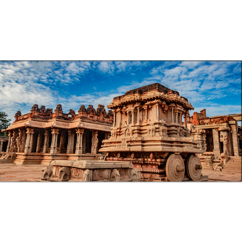 Hampi Stone Modern Art Canvas Print Wall Painting