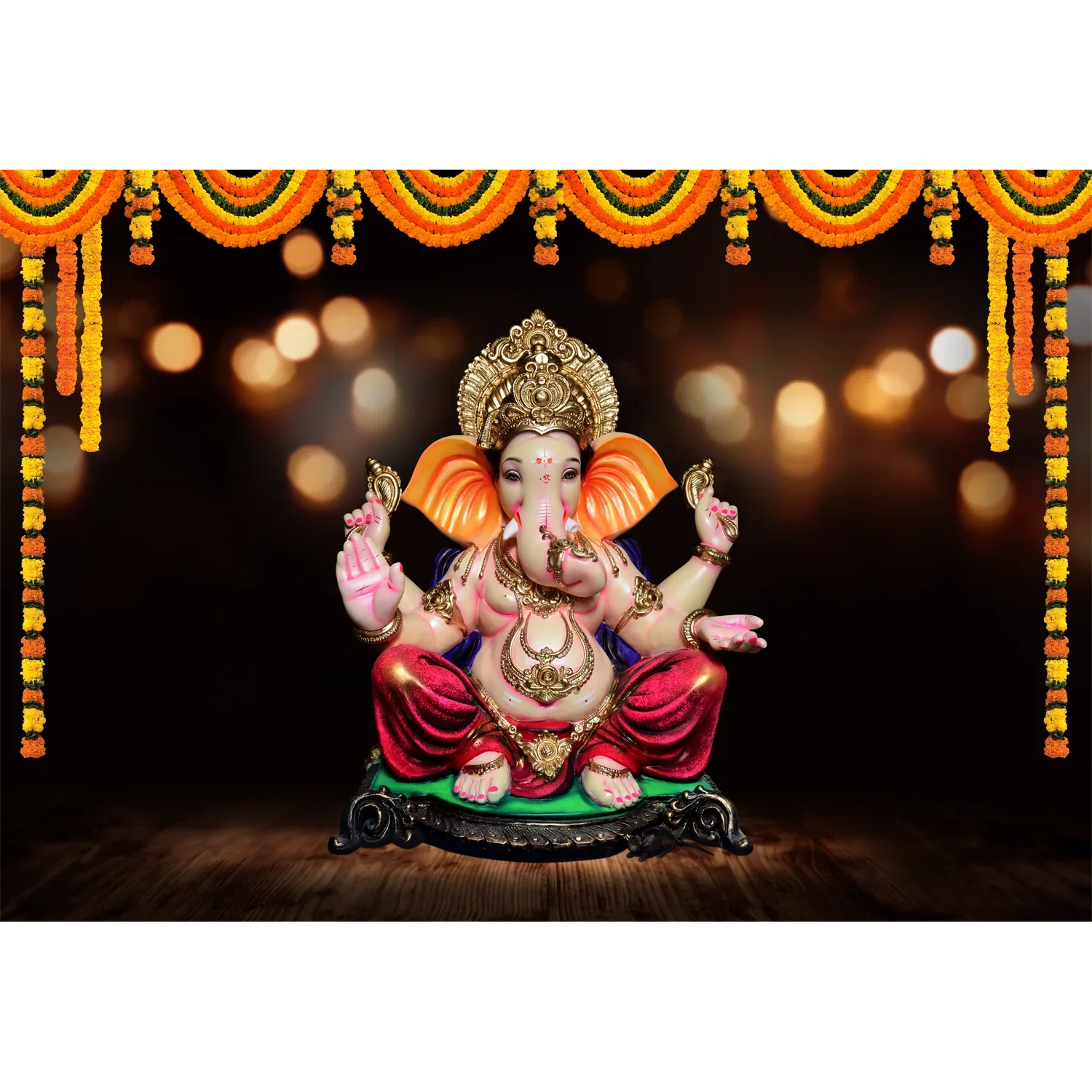 wallpaper for home decor of GANESHA