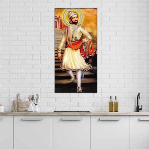 Chhatrapati Shivaji Maharaj Canvas Wall Painting 