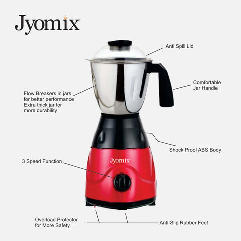 Jyomix Crysta Mixer Grinder 750W