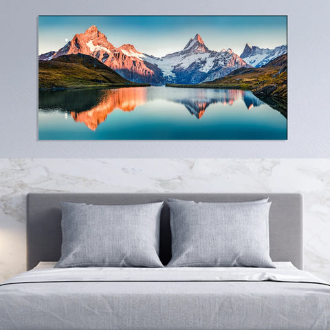 Abstract Mountain Canvas Wall Painting