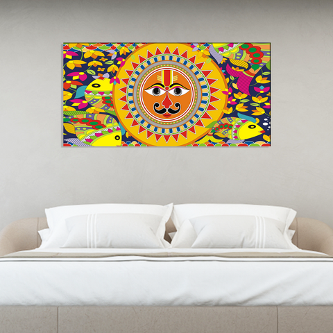 Madhubani Canvas Print Wall Painting