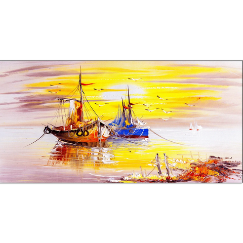 Abstract Seascape Canvas Print Wall Painting