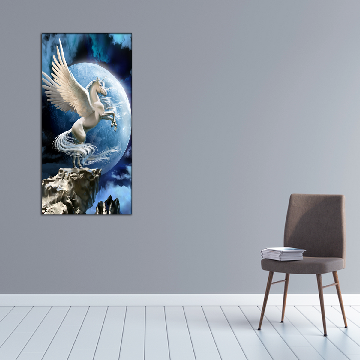 Pegasus Modern Art Canvas Print Wall Painting