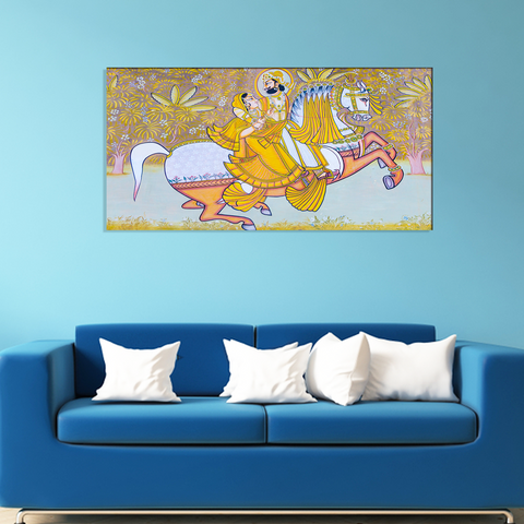 King and Queen Modern Art Canvas Print Wall Painting