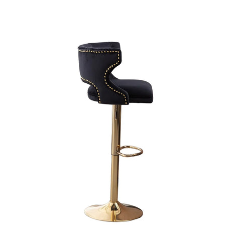 Black Verona Bar Stool