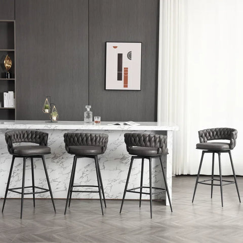 Charchol Grey Presley Bar Stool