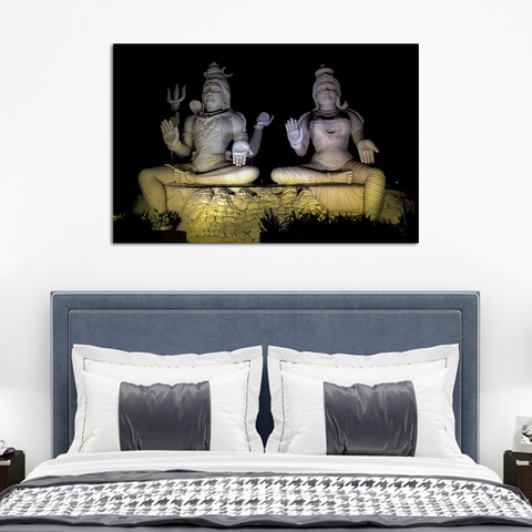 Lord Shiva Religious Canvas Wall Painting