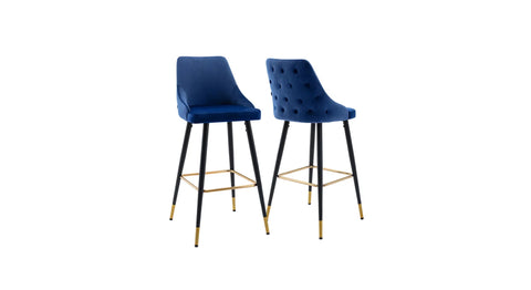 Blue Color Davan Bar Stool