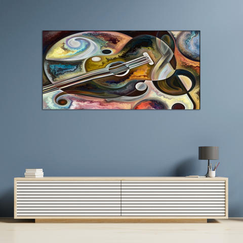 Musical Symbols Modern Art Canvas Print Wall Painting