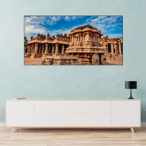 Hampi Stone Modern Art Canvas Print Wall Painting