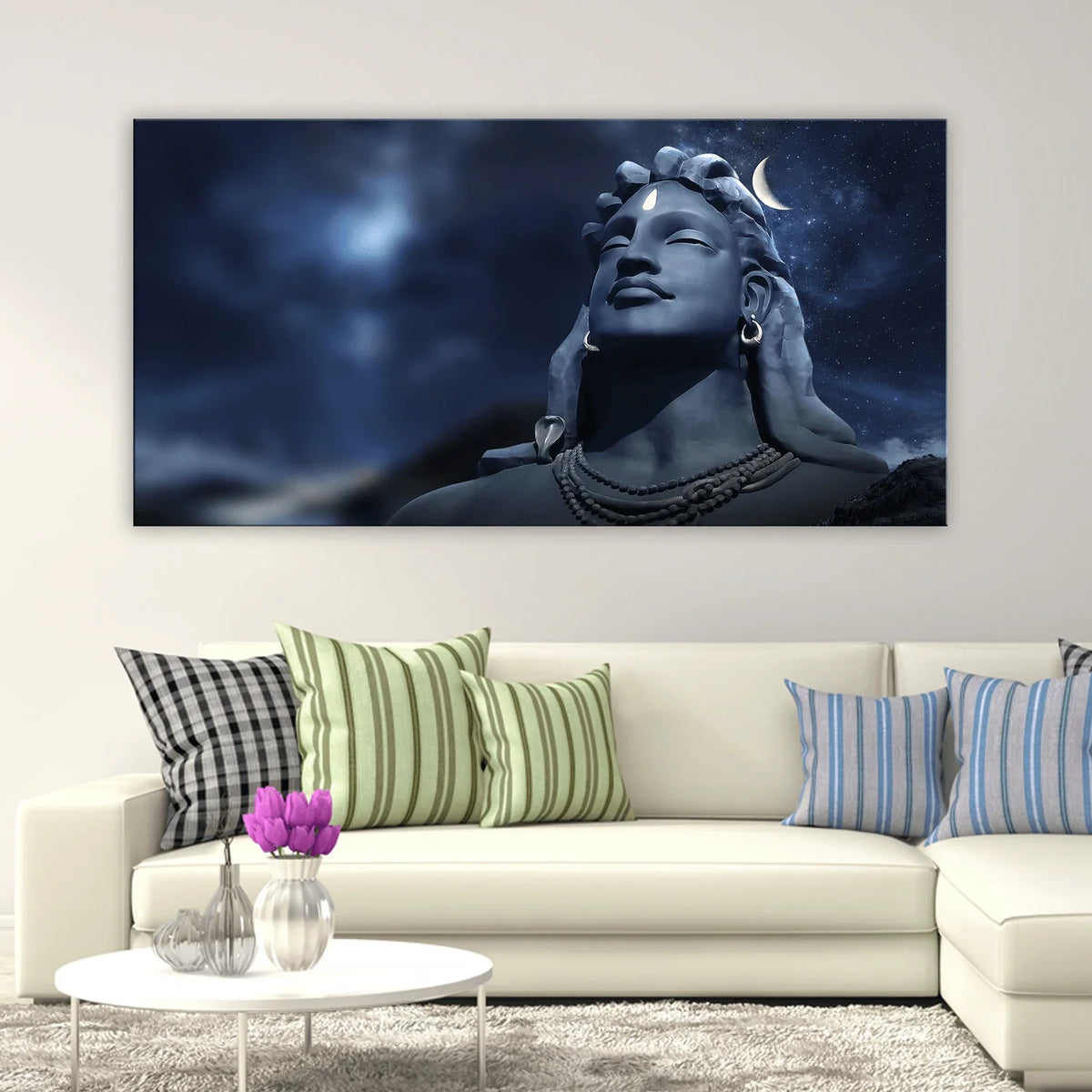 Lord Shiva Mahakal Religious Canvas Wall Painting