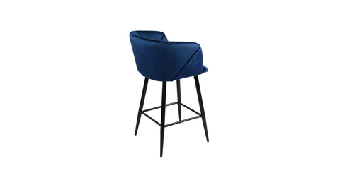 Blue Color Clea Counter Stool