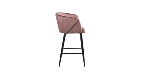 Pink Color Clea Counter Stool