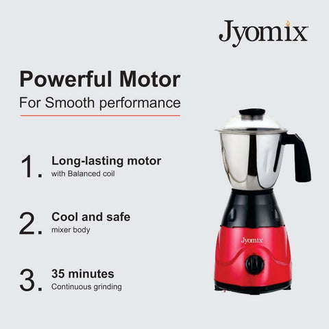 Jyomix Crysta Mixer Grinder 750W