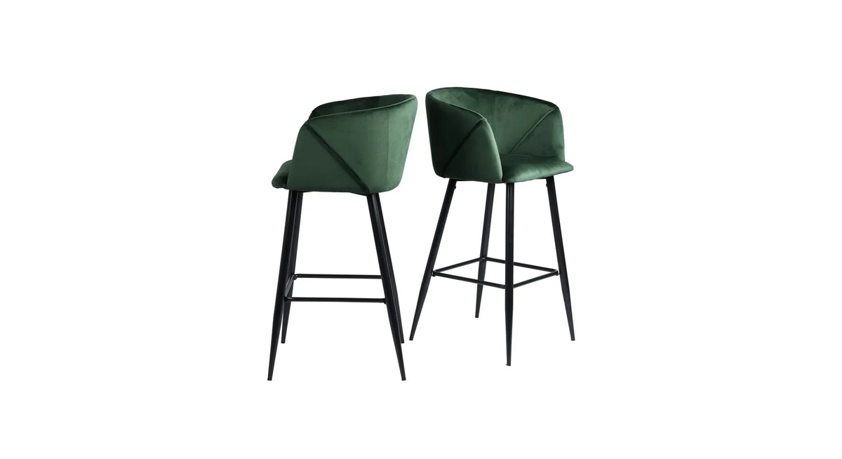 Green Color Clea Counter Stool