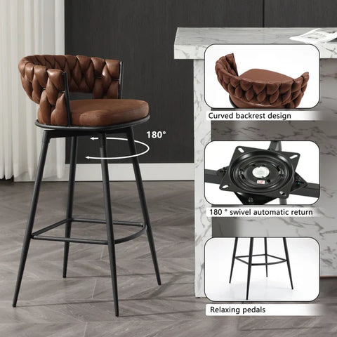 Brown Presley Bar Stool