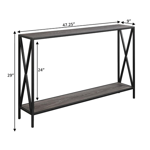 2- Tier Console Metal Table