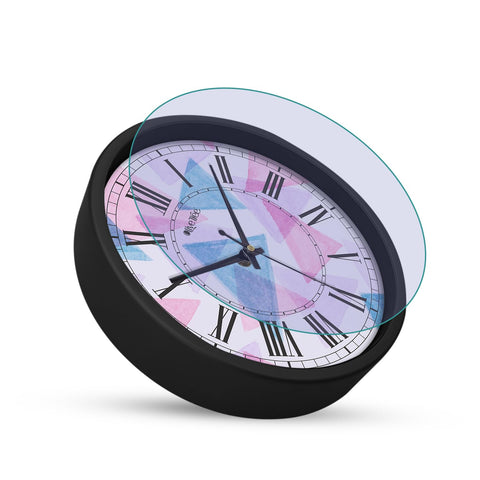 Olive Tree 8-Inch Plastic Analog Wall Clock/Table Clock - Modern Dial Latest Stylish Table Clock (Black Frame, Quartz Movement)-1001