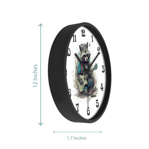 Olive Tree Wall Clock 12" Decorative Latest Plastic Wall Clock Tik-Tok Movement Classic Clock Battery Operated Round Easy to Read for Room/Home/Kitchen/Bedroom/Office/School - 9184