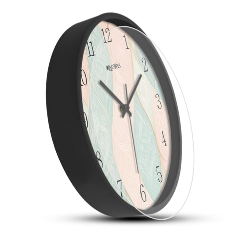 Olive Tree Wall Clock for Living Room, Home, Bedroom Walls, Kitchen, Office, Round Shape Designer Plastic Wall Clock for Home Decor, 12- inch,30 x 30 cm -9305