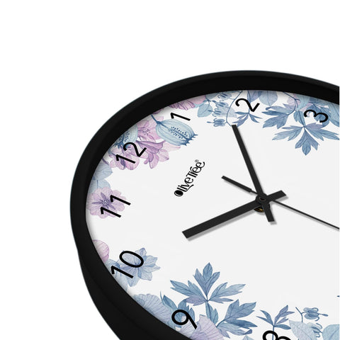 Olive Tree Wall Clock 12" Decorative Latest Plastic Wall Clock TIK-Tok Movement Classic Clock Battery Operated Round Easy to Read for Room/Home/Kitchen/Bedroom/Office/School - 9085