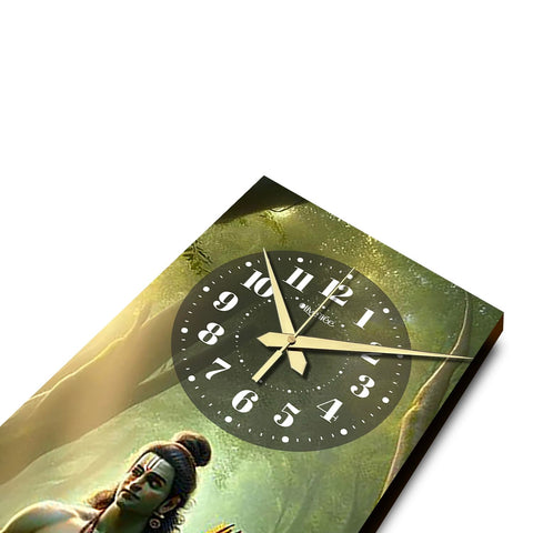 Olive Tree Wooden Wall Clock Decorative Latest Wall Clock TIK-Tok Movement Classic Clock Battery Operated Easy to Read for Room/Home/Kitchen/Bedroom/Office/School -1071