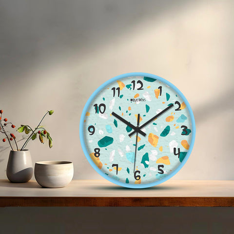 Olive Tree Wall Clock 12" Decorative Latest Plastic Wall Clock Tik-Tok Movement Classic Clock Battery Operated Round Easy to Read for Room/Home/Kitchen/Bedroom/Office/School - 9232