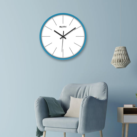 Olive Tree® Wall Clock 12" Silent Quartz Decorative Latest Multicoloured Wall Clock Non-Ticking Classic Clock Battery Operated Round Easy to Read for Room/Home/Kitchen/Bedroom/Office/School - 9016