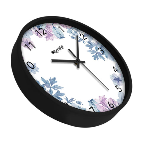 Olive Tree Wall Clock 12" Decorative Latest Plastic Wall Clock TIK-Tok Movement Classic Clock Battery Operated Round Easy to Read for Room/Home/Kitchen/Bedroom/Office/School - 9085