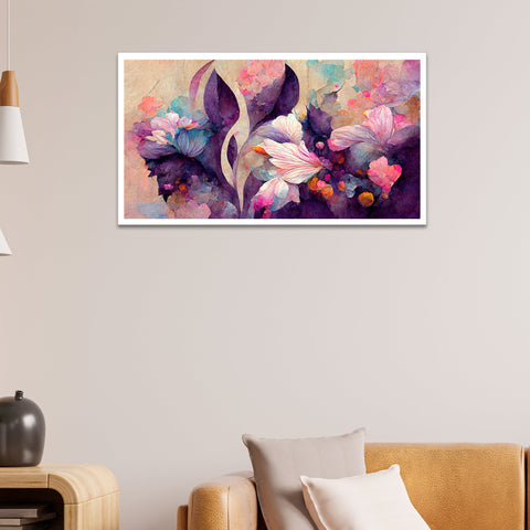 Beautiful Flower Canvas Paintings for Wall Decoration