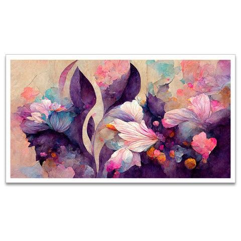 Beautiful Flower Canvas Paintings for Wall Decoration