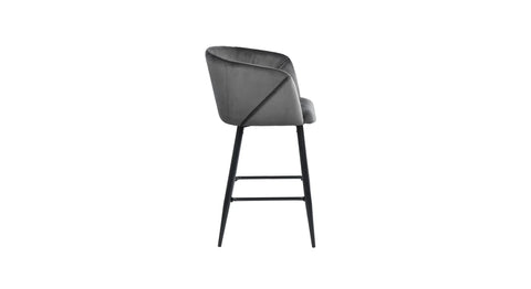 Grey Color Clea Counter Stool