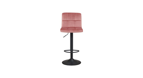 Pink Color Neo Swiel Adjustable Bar Stool