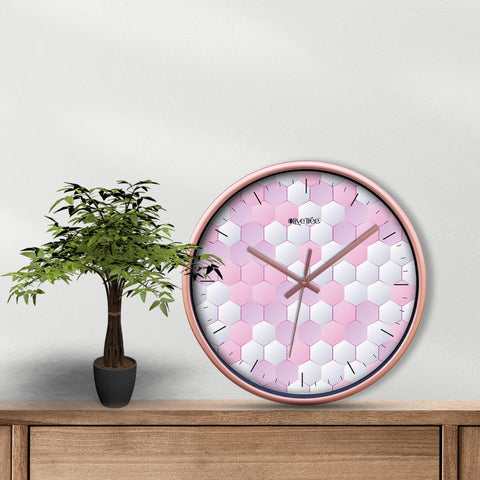 Olive Tree Wall Clock for Living Room, Home, Bedroom Walls, Kitchen, Office, Round Shape Designer Plastic Wall Clock for Home Decor, 12- inch,30 x 30 cm -9444