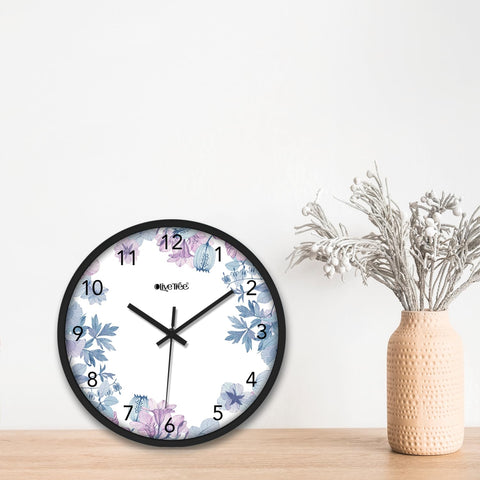 Olive Tree Wall Clock 12" Decorative Latest Plastic Wall Clock TIK-Tok Movement Classic Clock Battery Operated Round Easy to Read for Room/Home/Kitchen/Bedroom/Office/School - 9085