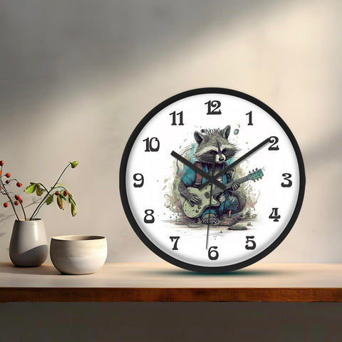 Olive Tree Wall Clock 12" Decorative Latest Plastic Wall Clock Tik-Tok Movement Classic Clock Battery Operated Round Easy to Read for Room/Home/Kitchen/Bedroom/Office/School - 9184