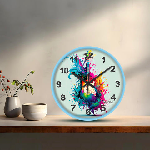 Olive Tree Wall Clock 12" Decorative Latest Plastic Wall Clock Tik-Tok Movement Classic Clock Battery Operated Round Easy to Read for Room/Home/Kitchen/Bedroom/Office/School - 9229