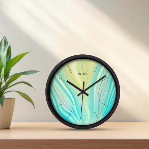 Olive Tree Wall Clock for Living Room, Home, Bedroom Walls, Kitchen, Office, Round Shape Designer Plastic Wall Clock for Home Decor, 12- inch,30 x 30 cm -9299