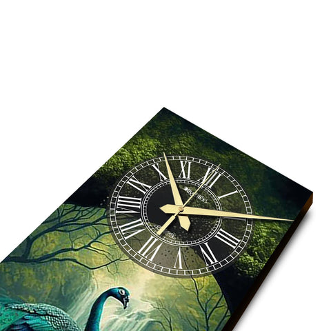 Olive Tree Wooden Wall Clock Decorative Latest Wall Clock TIK-Tok Movement Classic Clock Battery Operated Easy to Read for Room/Home/Kitchen/Bedroom/Office/School -1062