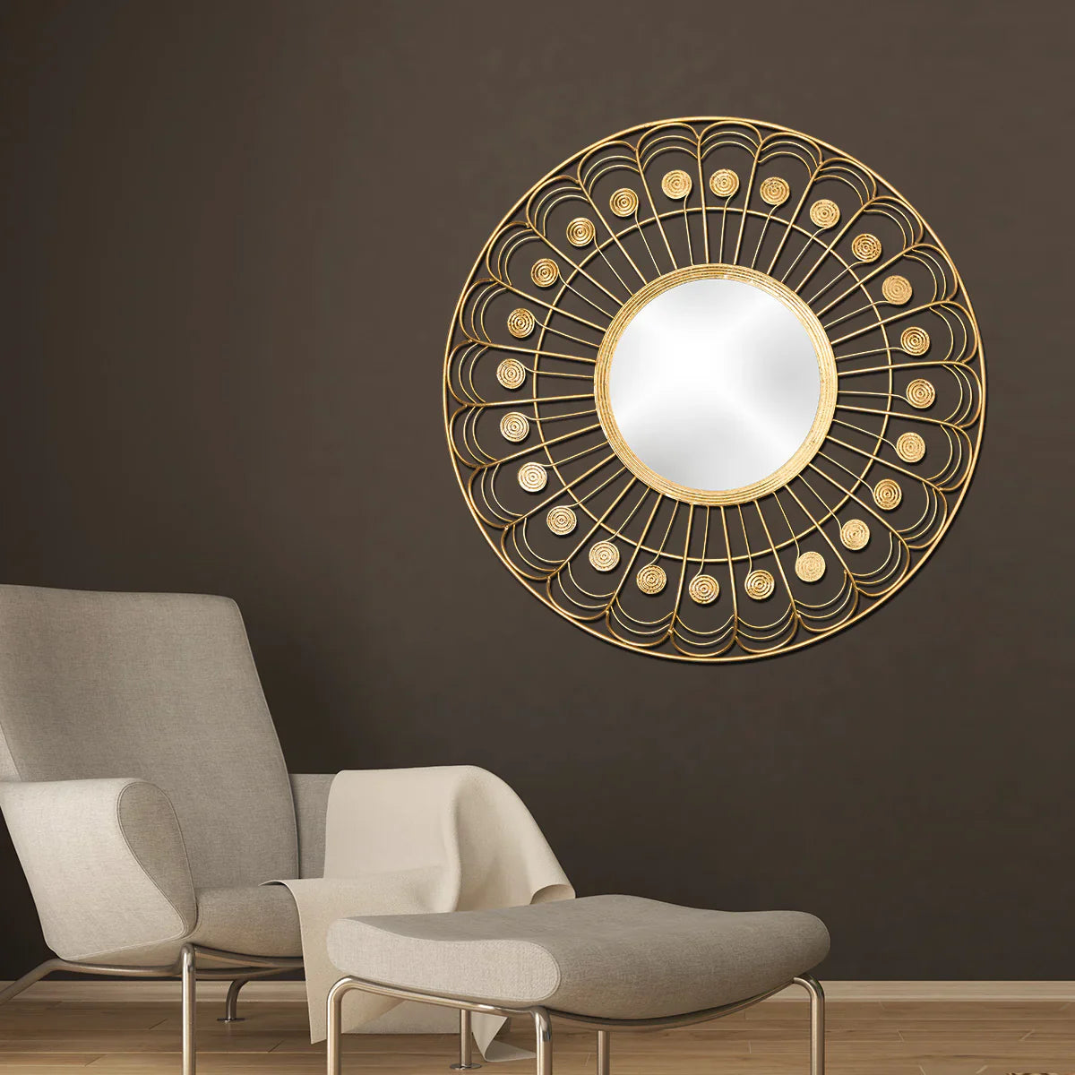 Classic Round Shaped Wall Mirror